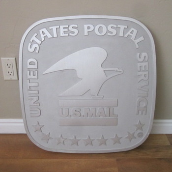 USPS Cast Aluminum Building Sign