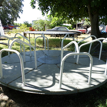 Merry Go Round  This piece my husband found on the way home from Las Vegas.