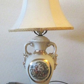 Vintage Table Lamp, Help - Lamps