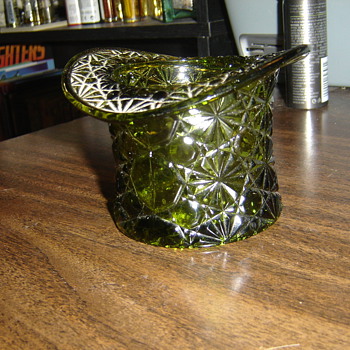 Glass top hat - Glassware