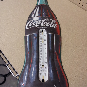 Coca-Cola Thermometer any idea year and whats it worth? found in trash at work