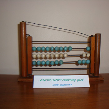ABACUS CATTLE COUNTING GATE - Advertising