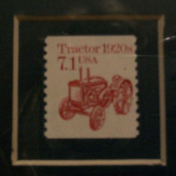John Deere D stamp - Stamps