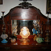 OLD GLASSES AND OIL LAMPS & ANIMALS