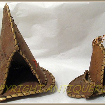 Birch Bark - MINI Tee Pees - Souvenier // Toy // Native Craft - Advertising