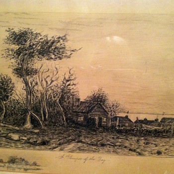 Old etching