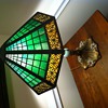 Slag Glass Lamp, Maker? Year?