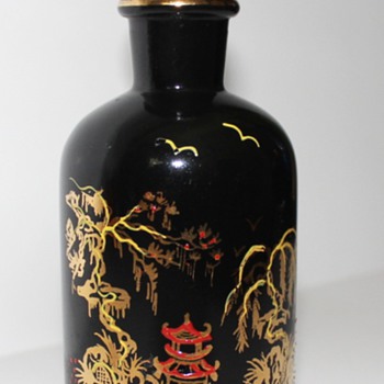 Wheaton Glass perfume/cologne/toilet water bottle. - Bottles