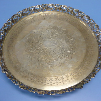 UNKNOWN SILVER TRAY?? NEED HELP!! PLEASE VIEW!!