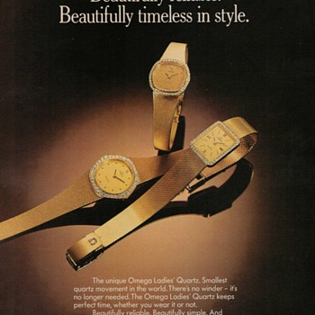 1978 Omega Wristwatches Advertisement
