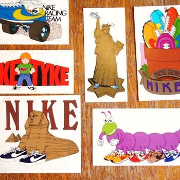Early 1970's NIKE stickers! - Advertising