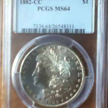 1882 Carson City Morgan Dollar - US Coins