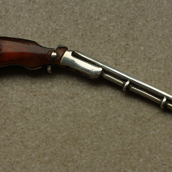 Victorian silver gun pendant - Fine Jewelry