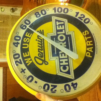 Genuine Chevy thermometer  - Advertising