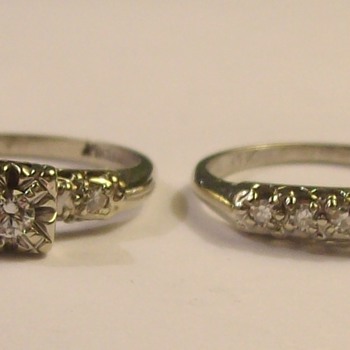One Final Wedding /Engagement Set From The 1950's