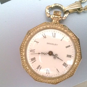 Requesting info on my Bradley Swiss made pocket watch. Thanks!