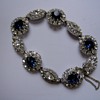 Vintage Ciner bracelet - diamante and sapphires - genuine?