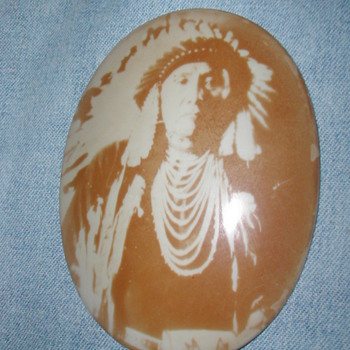 American Indian Portraits on Porcelain - Photographs