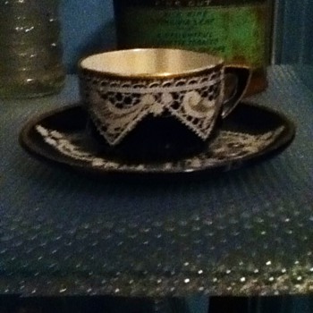 old antique tea cup