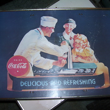 vintage coca-cola table - Coca-Cola