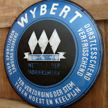 WYBERT Porcelain Sign