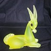 Archemedi Seguso Vasline glass Deer