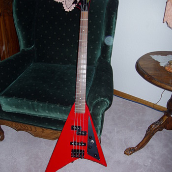Rare 80's El maya bass guitar