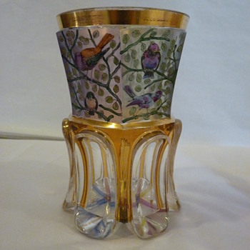 Ranftbecher circa 1820-1830's Bohemian - Art Glass