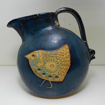 Neat Danish? Art Pottery Pitcher