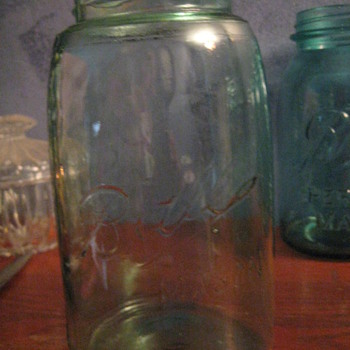 OLD Blue Mason Jars- 1 Qt