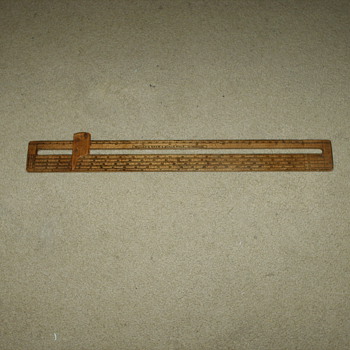 Miller's Beam and Scale Rule
