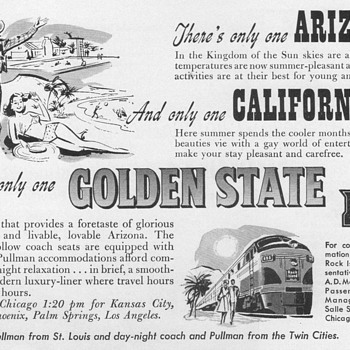 1953 - Rock Island Railroad Advertisements