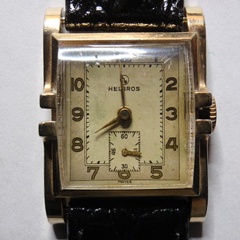 fancy case Helbros watch 10K - Wristwatches