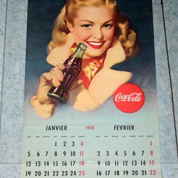 coca cola 1948 calendar