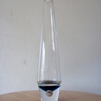 HOLMEGAARD DENMARK - KASTRUP - VASE-1965 to 1970 - CHRISTER HOLMGREN - SOLIFLEUR VASE 