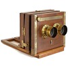American Stereo Wetplate Camera by John Stock - late 1860s