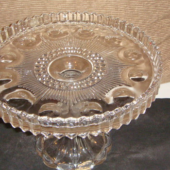 Glass Cake Plate - Glassware