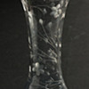 Unknown etched crystal vase