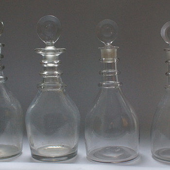 Classic Georgian decanters