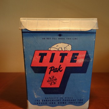 VINTAGE TITE PAK -USA - Advertising