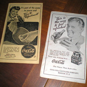 1940s Coca-Cola Report Cards From Marion, NC