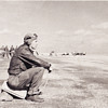 My Dad on runway