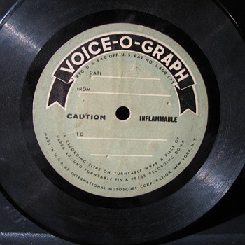 Homemade Records from Yesteryear - Records