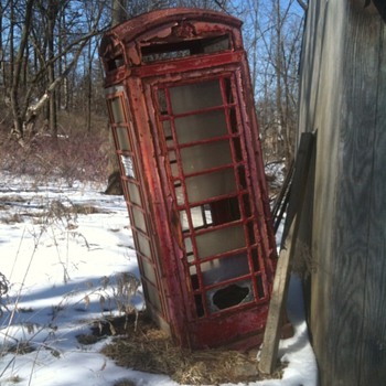 Found Telephone Booth - Telephones