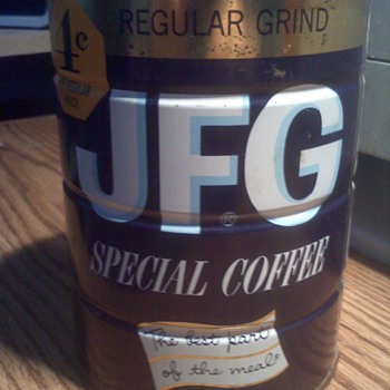 JFG Coffee Tin