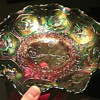 RARE RED DRAGON AND LOTUS BOWL!