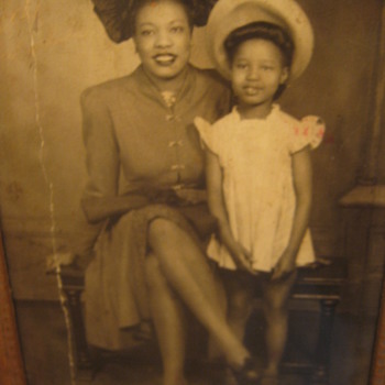 My Favorite Picture of My Grandmother & Mother, WWII Photo - Photographs