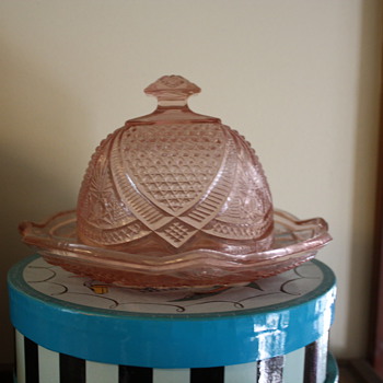 Pink Butter Disk - Glassware