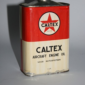 caltex oil can - Petroliana