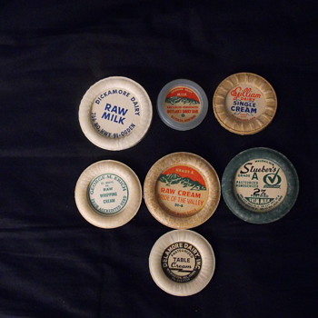 Various Milk Bottle Caps - Bottles